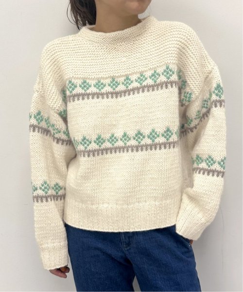 U by Spick&Span(ユーバイ　スピック＆スパン)/【NEPAL HAND KNIT/ネパールハンドニット】別注ジャガードニットプルオーバー/img13