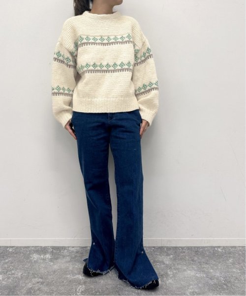 U by Spick&Span(ユーバイ　スピック＆スパン)/【NEPAL HAND KNIT/ネパールハンドニット】別注ジャガードニットプルオーバー/img16