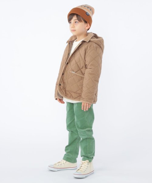 SHIPS KIDS(シップスキッズ)/SHIPS KIDS:100～130cm /〈撥水/手洗い可能〉キルト フード ジャケット/img09