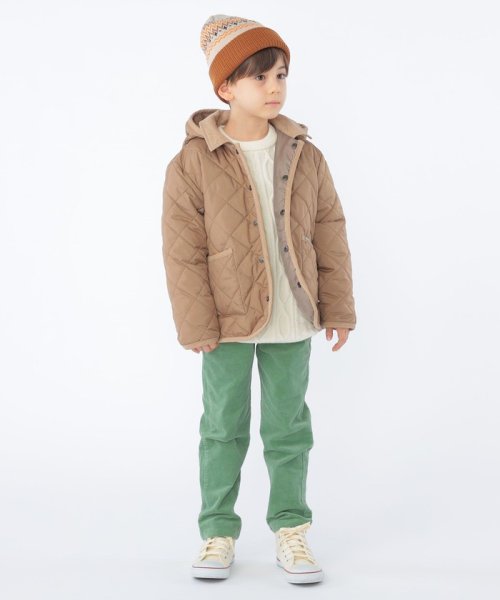 SHIPS KIDS(シップスキッズ)/SHIPS KIDS:100～130cm /〈撥水/手洗い可能〉キルト フード ジャケット/img10