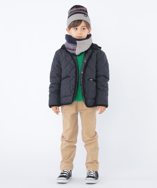 SHIPS KIDS(シップスキッズ)/SHIPS KIDS:100～130cm /〈撥水/手洗い可能〉キルト フード ジャケット/img23