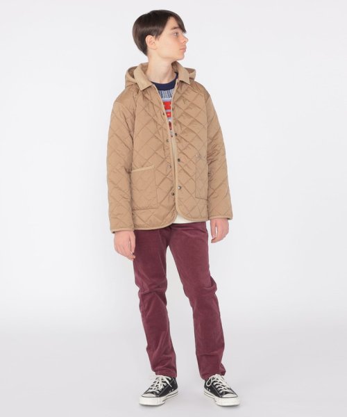 SHIPS KIDS(シップスキッズ)/SHIPS KIDS:145～160cm /〈撥水/手洗い可能〉キルト フード ジャケット/img06