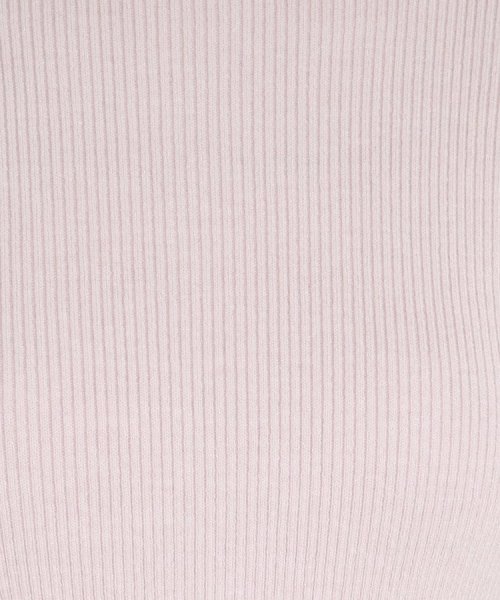 Couture Brooch(クチュールブローチ)/【吸湿発熱／サステナブル機能糸使用】フェイクパールリブニット/img60