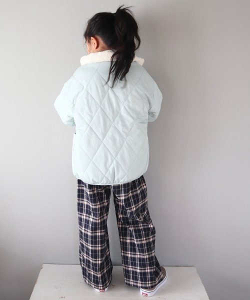 SHOO・LA・RUE(Kids) (シューラルーキッズ)/【110－140cm】起毛チェックワイドパンツ/img07