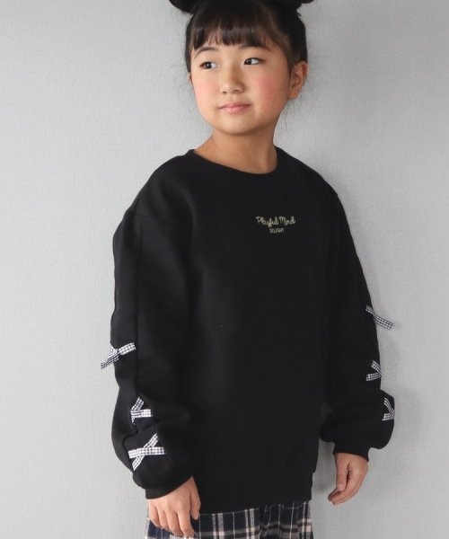 SHOO・LA・RUE(Kids) (シューラルーキッズ)/【110－140cm】袖レースアップスウェット/img14