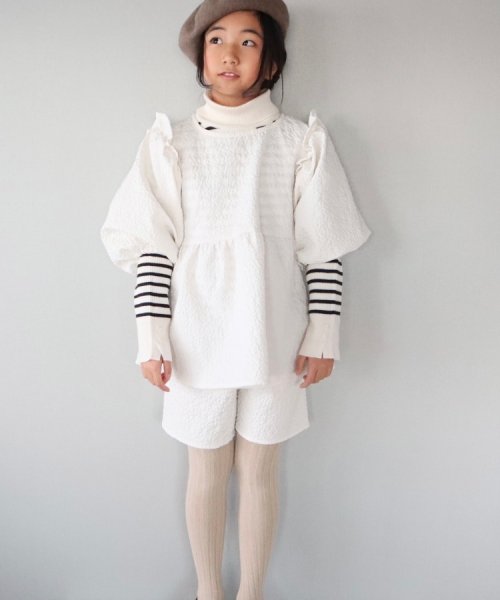 SHOO・LA・RUE(Kids) (シューラルーキッズ)/【110－140cm/プチセレ】エンボスブラウス/img13