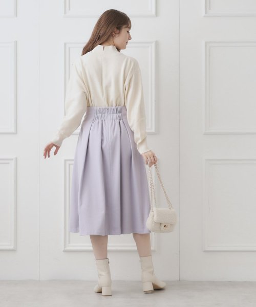 Couture Brooch(クチュールブローチ)/【ふっくら冬素材】起毛ツイルフレアスカート/img20