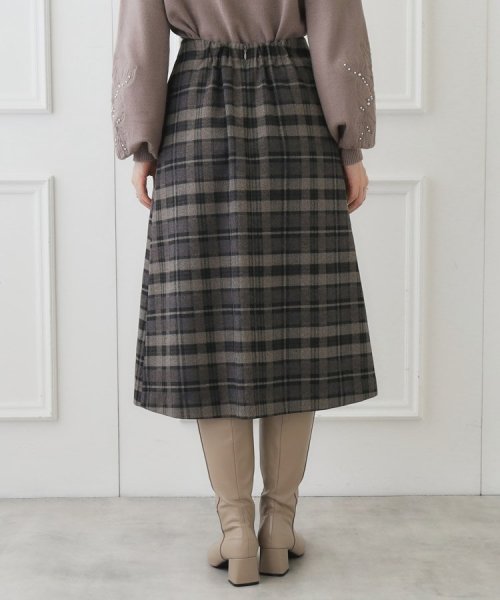 Couture Brooch(クチュールブローチ)/合皮ベルト付Aラインスカート/img30