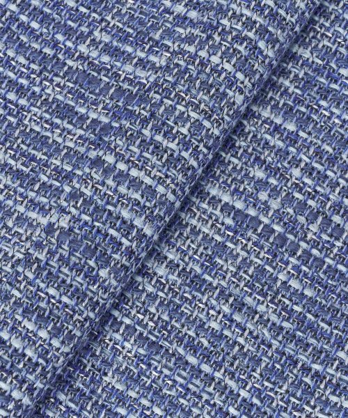 【Eternal Line 2024】メランジツイードノーカラー ジャケット Eternal Line なし