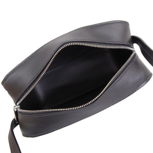 IL BISONTE イルビゾンテ 斜めがけ ショルダー バッグ レザー DELUXE MINI DUFFEL50THブラックシャイン O1755470000 (13400円)