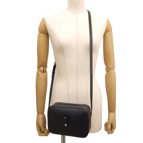 IL BISONTE イルビゾンテ 斜めがけ ショルダー バッグ レザー DELUXE MINI DUFFEL50THブラックシャイン O1755470000 (13400円)