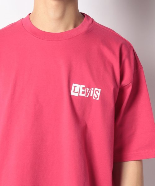 LEVI’S OUTLET(リーバイスアウトレット)/SKATE GRAPHIC BOX TEE LSC RASPBERRY CORE BATWING RED/img03