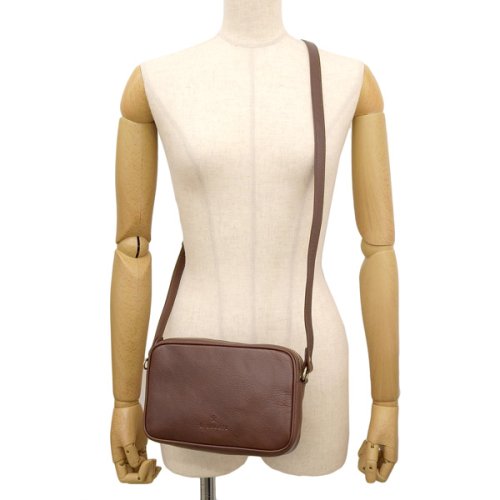 IL BISONTE イルビゾンテ 斜めがけ ショルダー バッグ レザー 