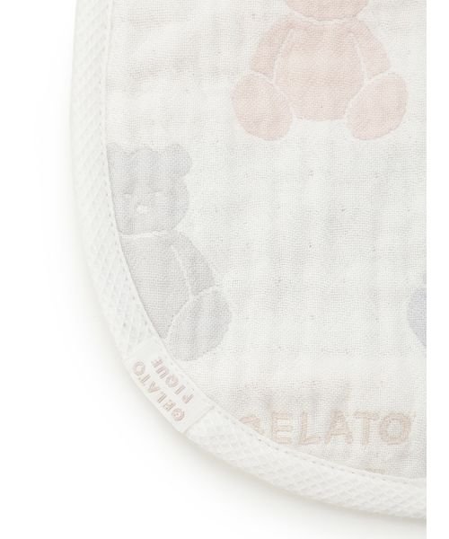 gelato pique Kids＆Baby(gelato pique Kids＆Baby)/【ラッピング済み】【BABY】ベア３重ガーゼブランケット&スタイSET/img10