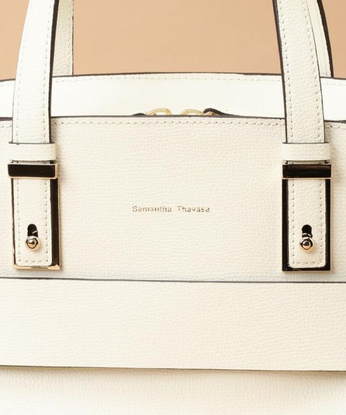 フロントベルトデザイン ハンドバッグ 