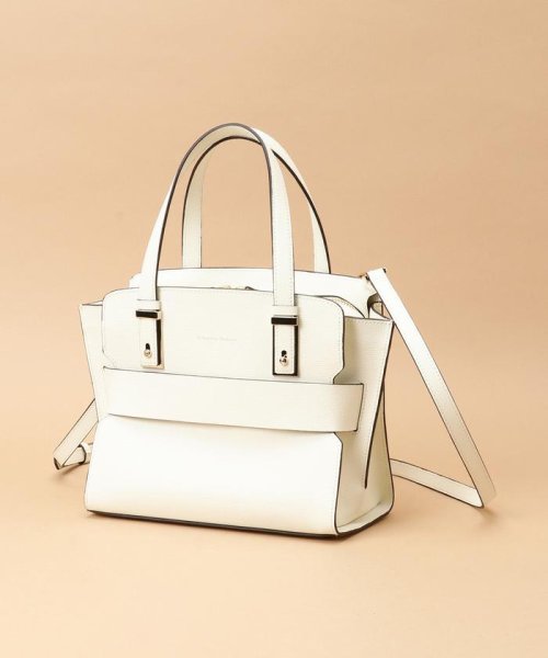 フロントベルトデザイン ハンドバッグ 