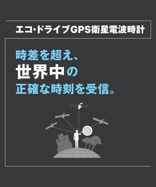 ATTESA(ATTESA)/ATTESA アテッサ エコ・ドライブGPS衛星電波時計 ダブルダイレクトフライト　ACT Line ネイビー/img14