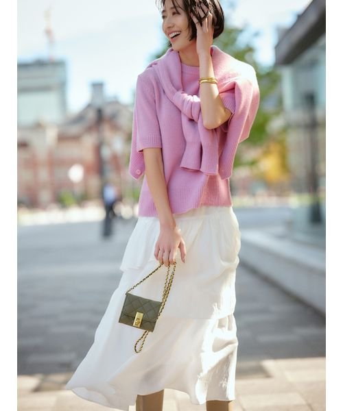 イレヘム後ろスリット入りティアードスカート(505784068)｜阪急百貨店  