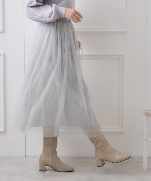 Couture Brooch(クチュールブローチ)/ラメチュールスカート/img05