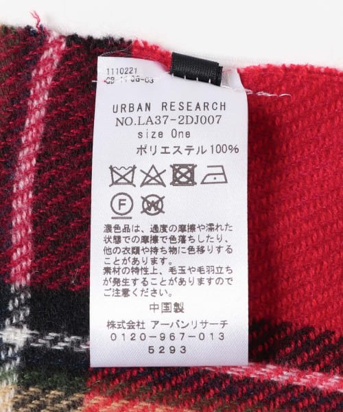 URBAN RESEARCH Sonny Label(アーバンリサーチサニーレーベル)/カシミヤタッチチェックストール/img18