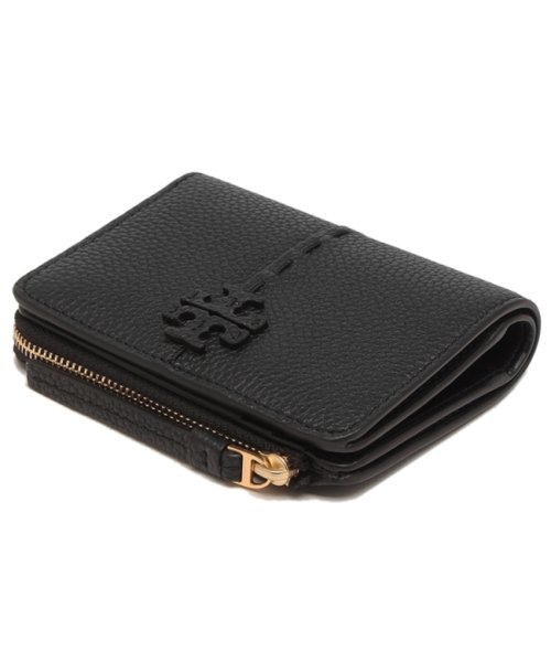 TORY BURCH(トリーバーチ)/トリーバーチ 二つ折り財布 マックグロー ミニ財布 ブラック レディース TORY BURCH 148751 レザー 001/img07