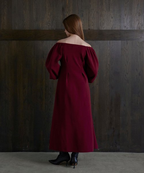 MIELI INVARIANT(ミエリ インヴァリアント)/2Way Tuck Knit Dress/img13