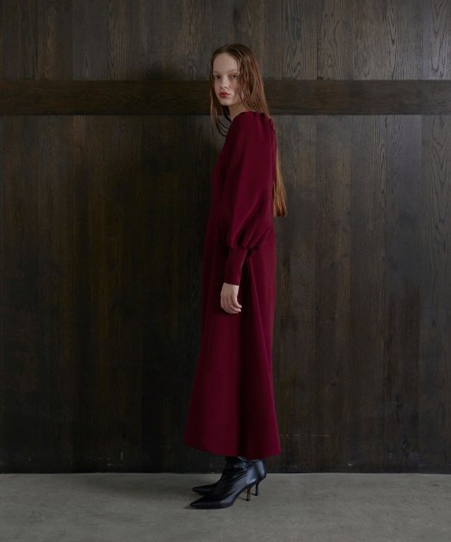 MIELI INVARIANT(ミエリ インヴァリアント)/2Way Tuck Knit Dress/img18