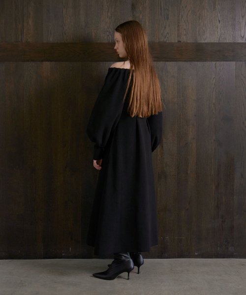 MIELI INVARIANT(ミエリ インヴァリアント)/2Way Tuck Knit Dress/img24