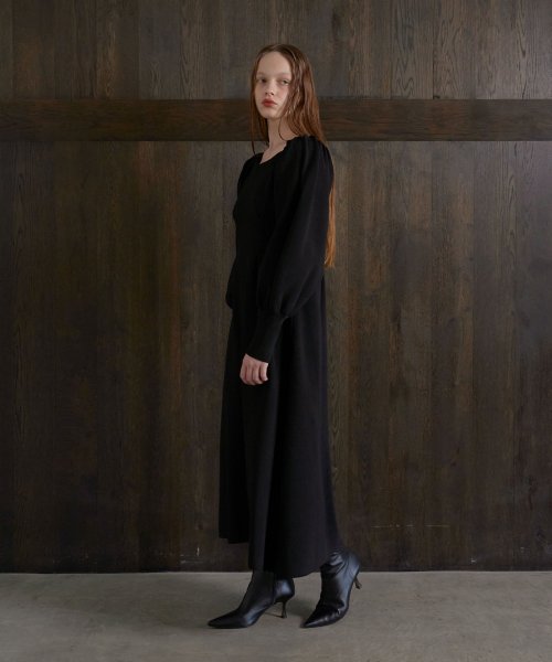 MIELI INVARIANT(ミエリ インヴァリアント)/2Way Tuck Knit Dress/img30