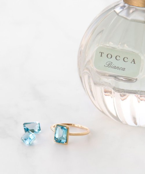 TOCCA(TOCCA)/【WEB＆数量限定】SCENT OF FLOWER RING K18 イエローゴールド ブルートパーズ 指輪/img04