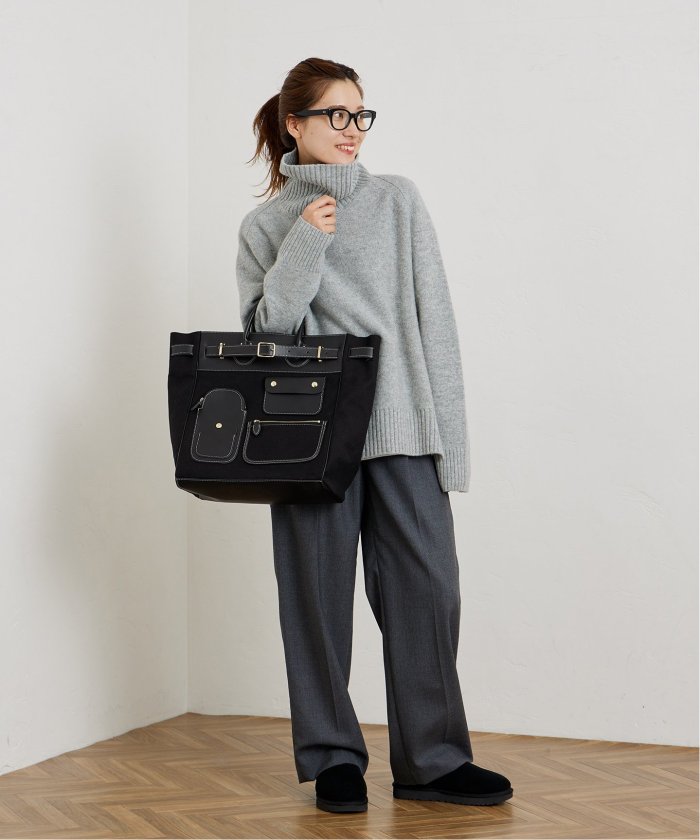 YOUNG&OLSEN/ヤングアンドオルセン】STEAMERS CANVAS POCKET TOTE