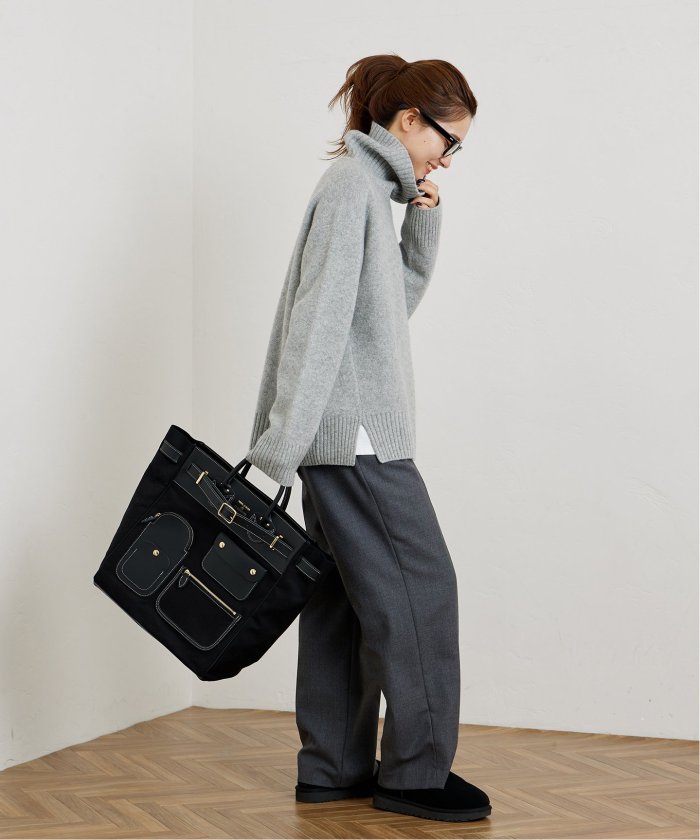 YOUNG&OLSEN/ヤングアンドオルセン】STEAMERS CANVAS POCKET TOTE