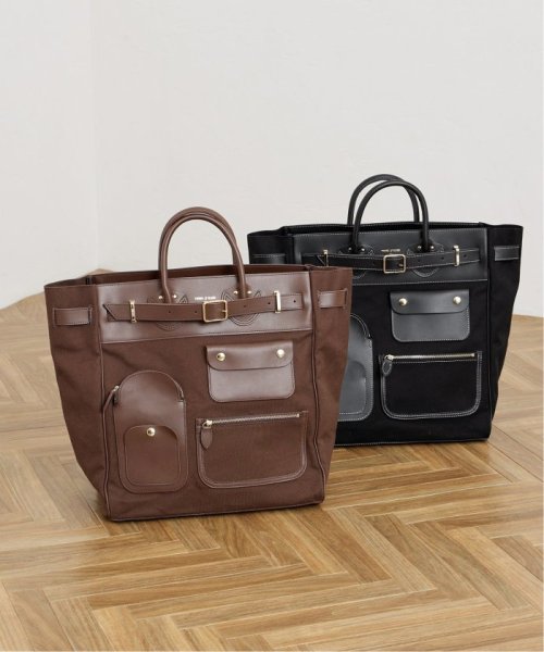 【YOUNG&OLSEN/ヤングアンドオルセン】STEAMERS CANVAS POCKET TOTE YOUNG&OLSEN/ヤングアンドオルセン FRAMeWORK