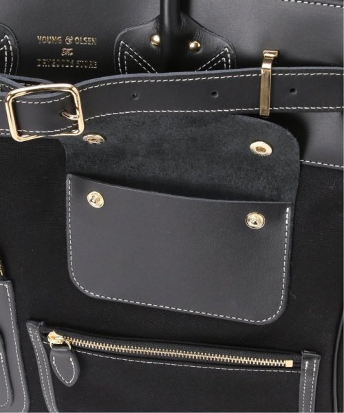 【YOUNG&OLSEN/ヤングアンドオルセン】STEAMERS CANVAS POCKET TOTE YOUNG&OLSEN/ヤングアンドオルセン FRAMeWORK