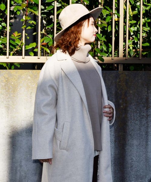 ARGO TOKYO(アルゴトウキョウ)/Wool Blend Long Gown Coat 21079ウールブレンドロングガウンコート　ガウンコート　ウールコート　ロングコート　冬コート/img29