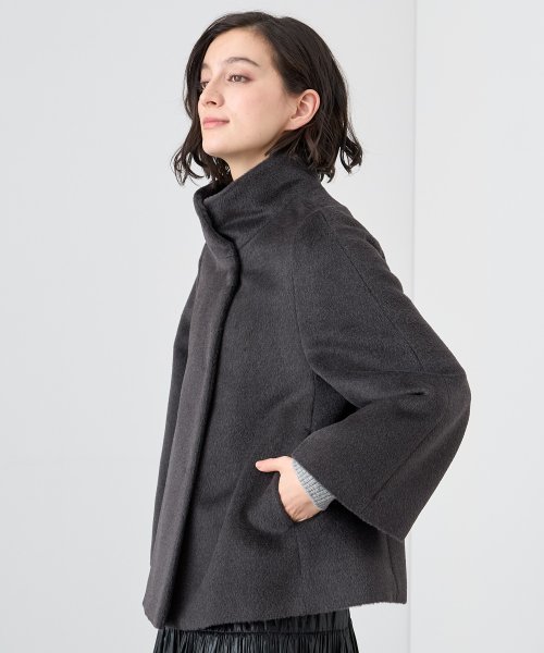 アルパカシャギーショートコート なし 着用サイズ