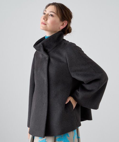 アルパカシャギーショートコート なし 着用サイズ