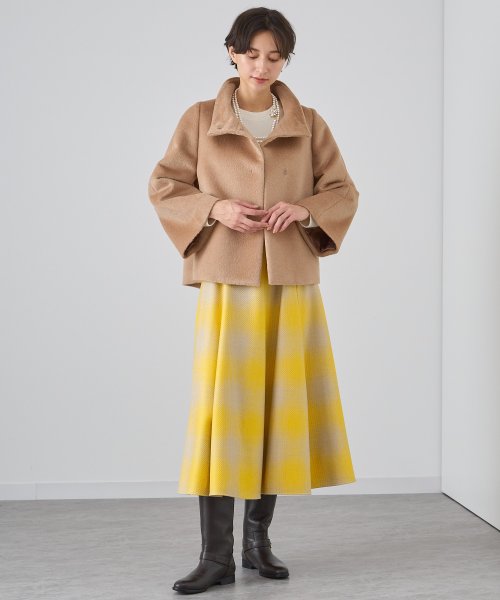 アルパカシャギーショートコート なし 着用サイズ