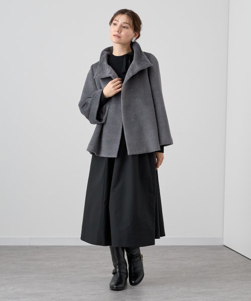 アルパカシャギーショートコート なし 着用サイズ