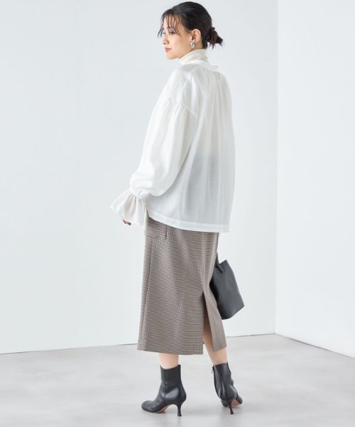 〈手洗い可能〉フロント ジップ サイド ポケット タイト スカート ◇ 