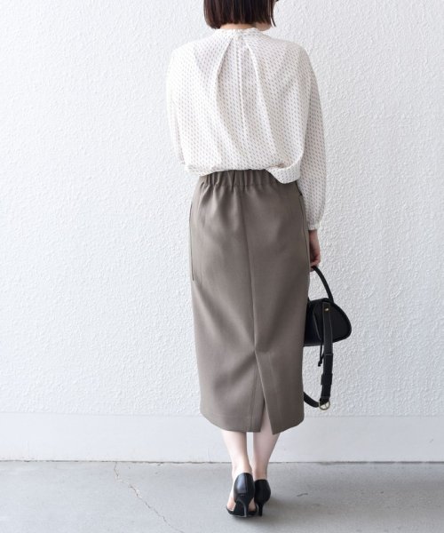 〈手洗い可能〉フロント ジップ サイド ポケット タイト スカート ◇ 