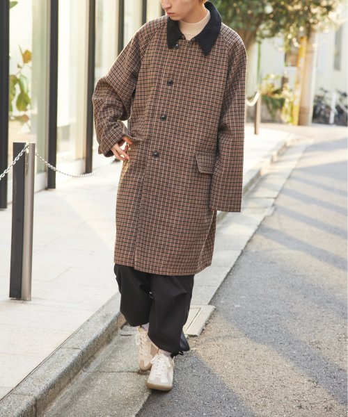 SETUP7(SETUP7)/men'sFUDGE10月号掲載商品▼【MAISON CLUB】vintage archive coat ステンカラー メルトンコート アウター ユニセックス /img29