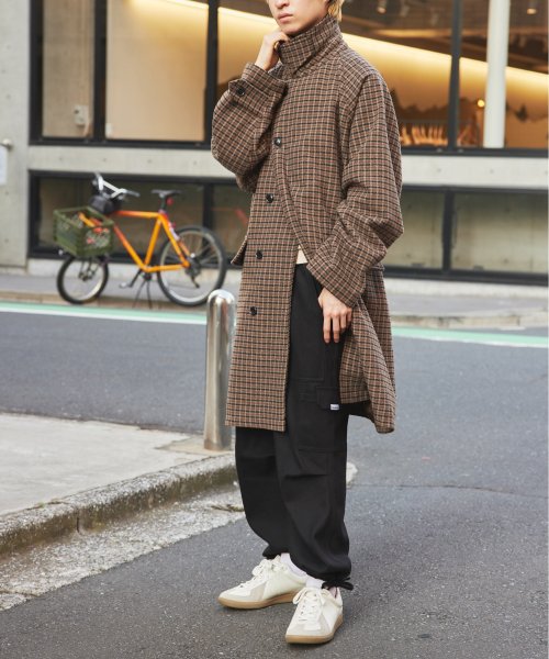 SETUP7(SETUP7)/men'sFUDGE10月号掲載商品▼【MAISON CLUB】vintage archive coat ステンカラー メルトンコート アウター ユニセックス /img30