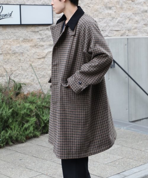 SETUP7(SETUP7)/men'sFUDGE10月号掲載商品▼【MAISON CLUB】vintage archive coat ステンカラー メルトンコート アウター ユニセックス /img32