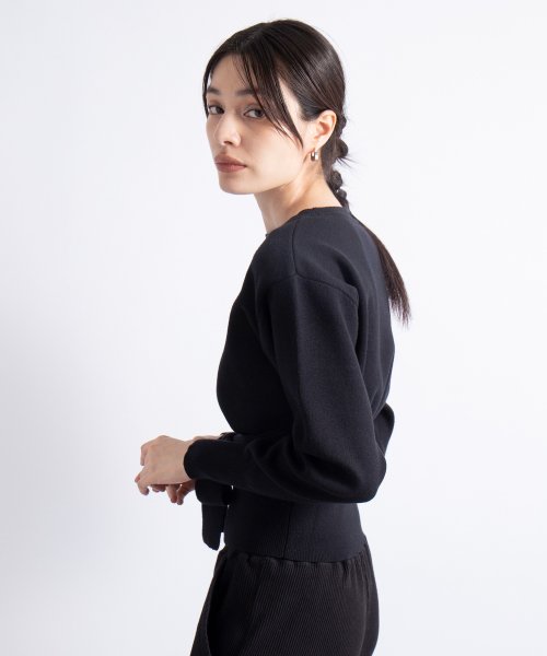 SETUP7(SETUP7)/【谷まりあさん着用！SWEET11月号掲載品商品】2WAY RIBBON KNIT TOPS ボウタイニット/img41