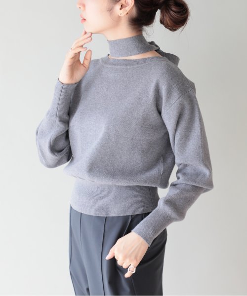 SETUP7(SETUP7)/【谷まりあさん着用！SWEET11月号掲載品商品】2WAY RIBBON KNIT TOPS ボウタイニット/img48