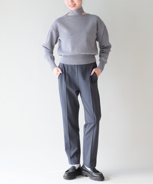 SETUP7(SETUP7)/【谷まりあさん着用！SWEET11月号掲載品商品】2WAY RIBBON KNIT TOPS ボウタイニット/img54