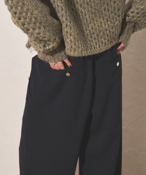 【Audrey and John Wad】ミックスヤーンローゲージメッシュニット 