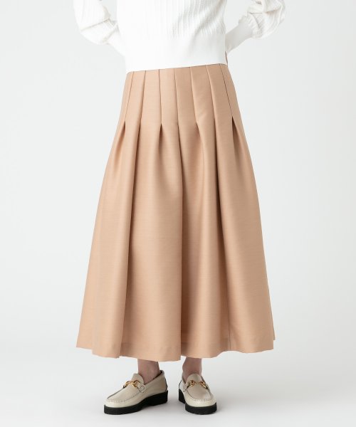 【LOULOU WILLOUGHBY】ジップアップタックスカート 【洗える】ウスカルデニム スカート KUE2635586185(20196円)