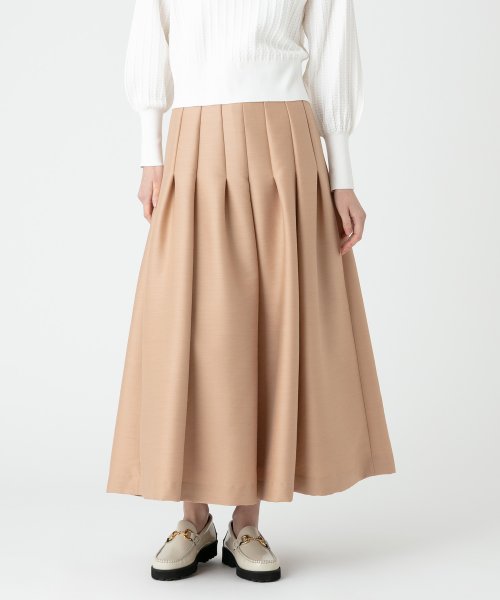 【LOULOU WILLOUGHBY】ジップアップタックスカート 【洗える】ウスカルデニム スカート KUE2635586185(20196円)